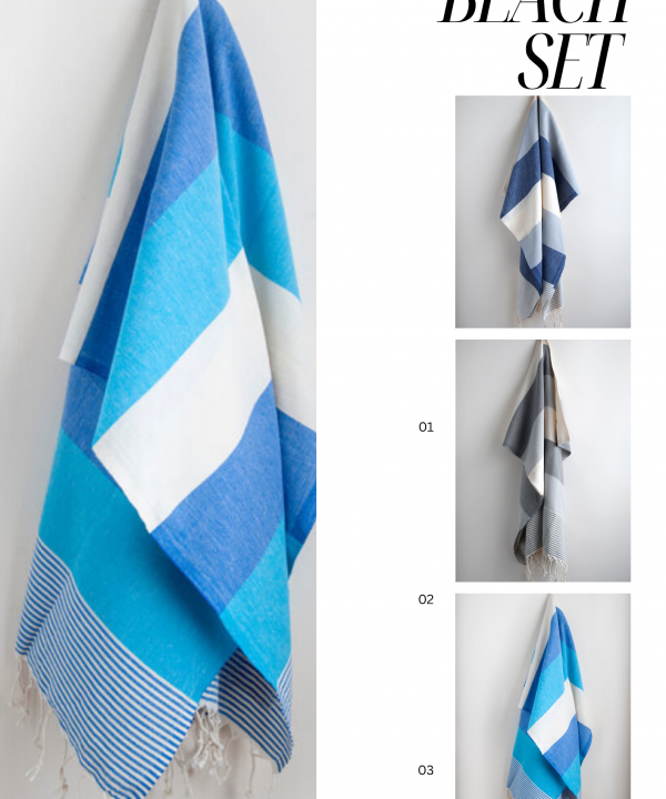 Mykonos Beach Towel Set